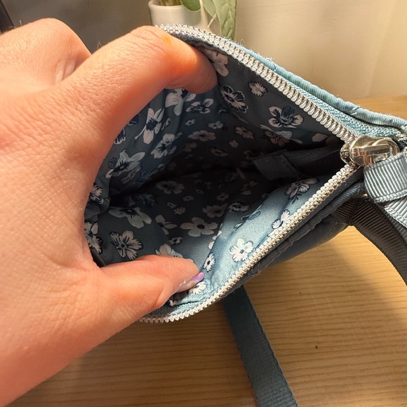 Vera Bradley Blue Quilted Crossbody Bag - Picture 9 of 11